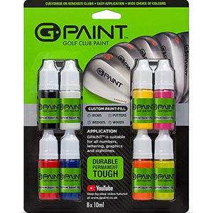 G-Paint Golf Club Paint - 8 Pack (All 8 Colors)